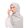 Sulam Kenanga Scarf in Bayang Grey